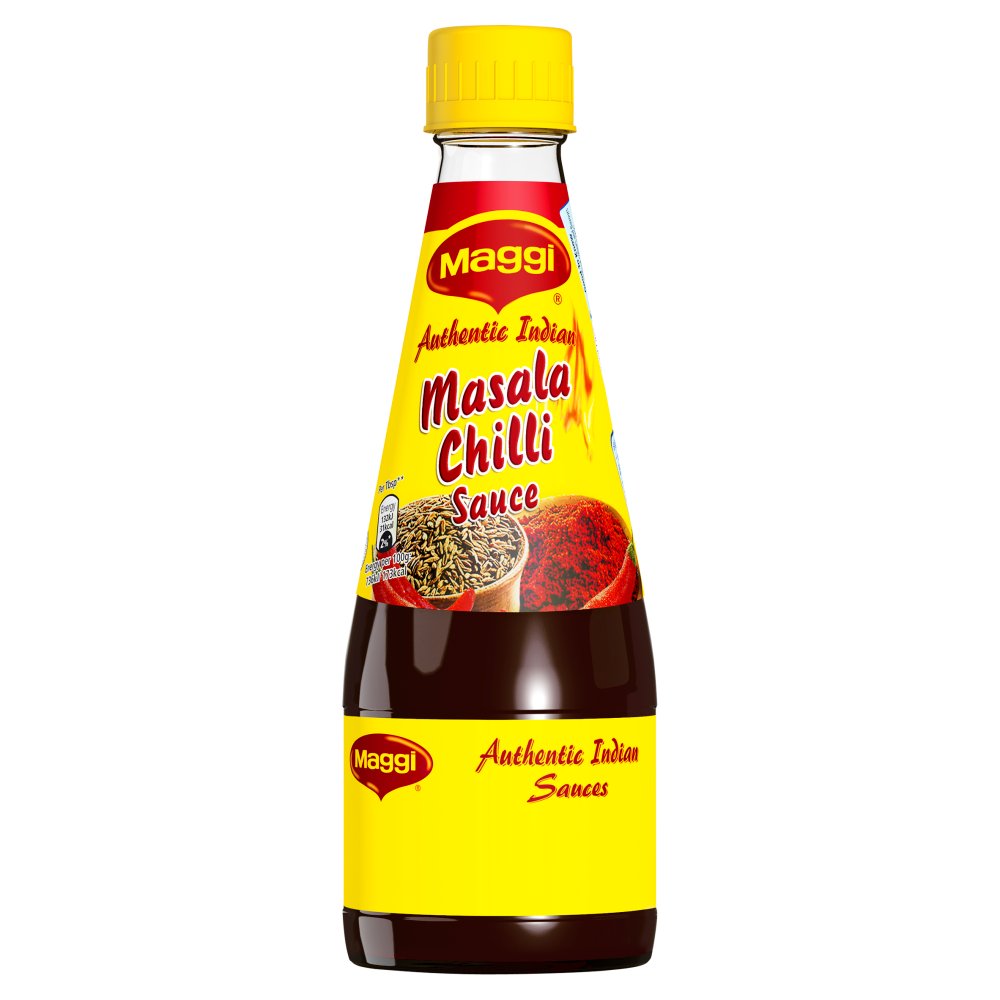 Maggi Authentic Indian Spicy Masala Chilli Dipping and Cooking Sauce (400g × 6 × 1)