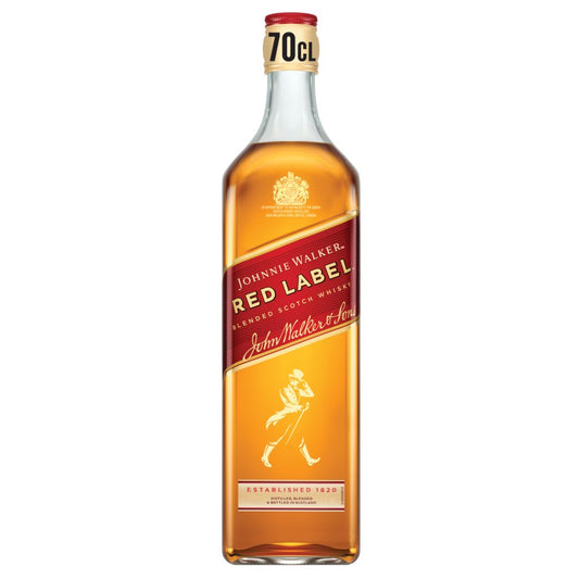 Johnnie Walker Red Label Blended Scotch Whisky, 40% Vol, 70cl (70Cl × 6)