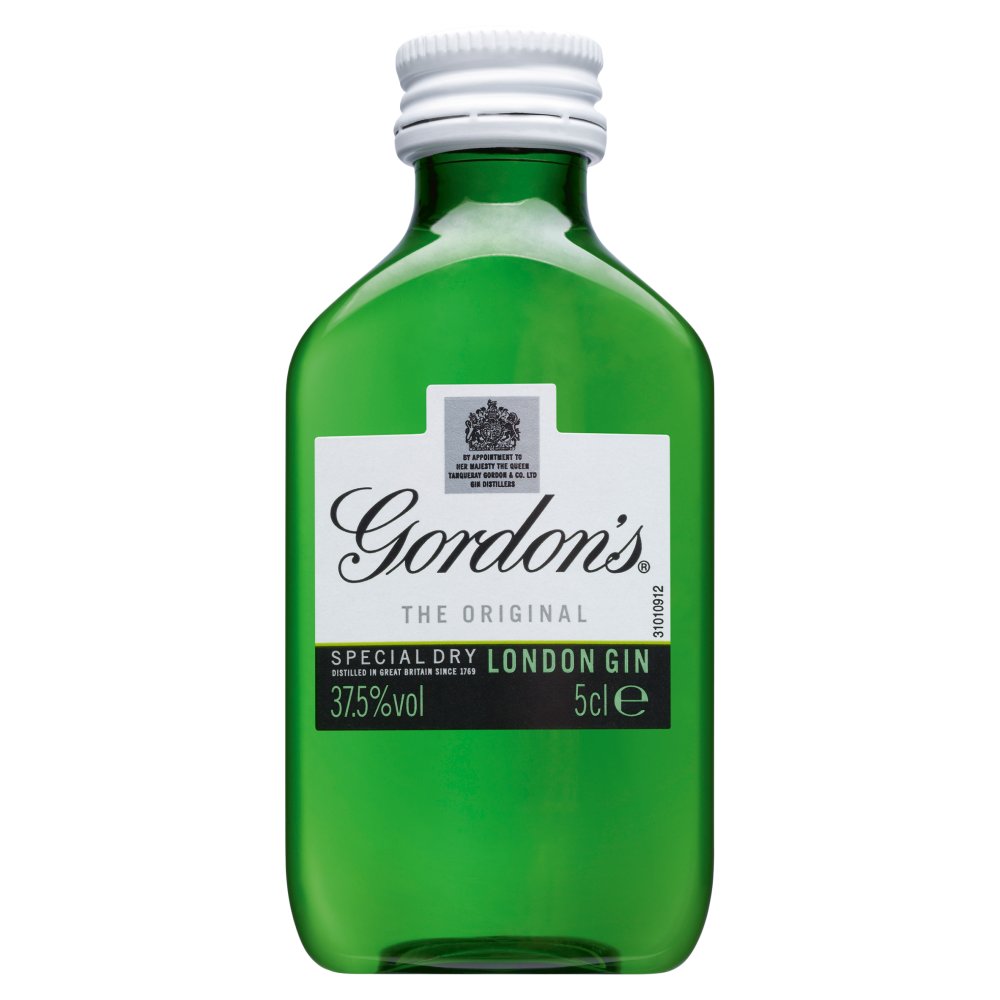 Gordon's London Dry Gin 37.5% vol 5cl Bottle (5Cl × 12 × 16)