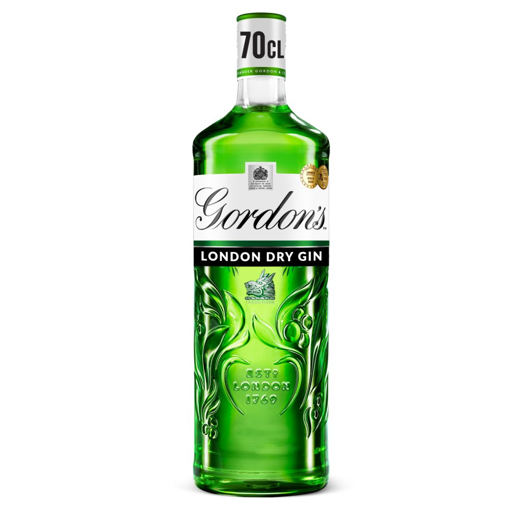 Gordon's London Dry Gin 37.5% vol 70cl Bottle (70Cl × 6)