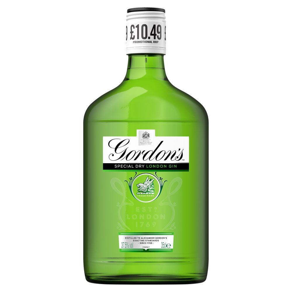 Gordon's London Dry Gin 37.5% vol 35cl PMP £10.49 (35Cl × 24)