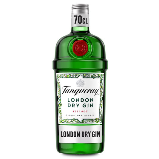 Tanqueray London Dry Gin 41.3% vol 70cl Bottle (70Cl × 1)