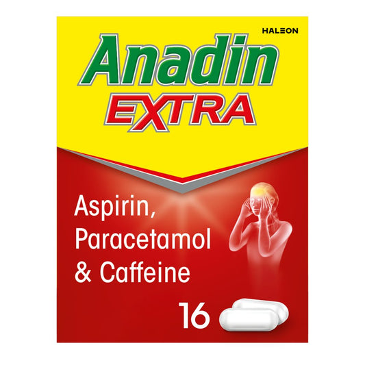 Anadin Painkiller Caplets Extra 16s (16s × 12 × 1)