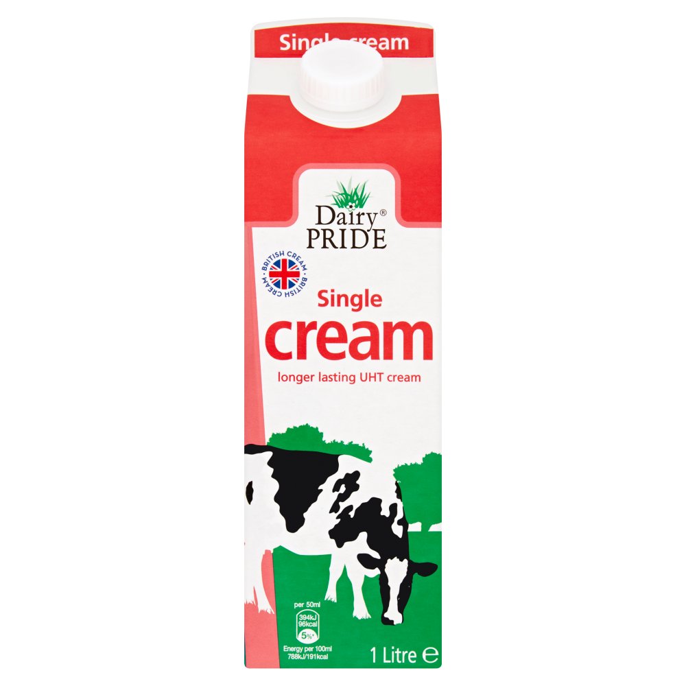 Dairy Pride Single Cream (1Ltr × 12)