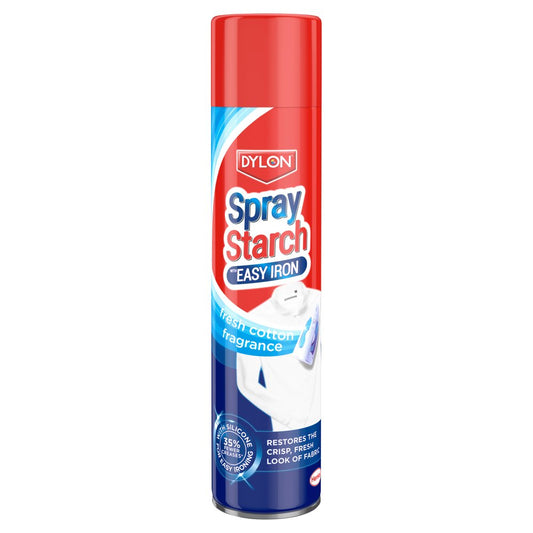 Dylon 2 in 1 Spray Starch with Easy Iron  (300ml × 6 × 1)