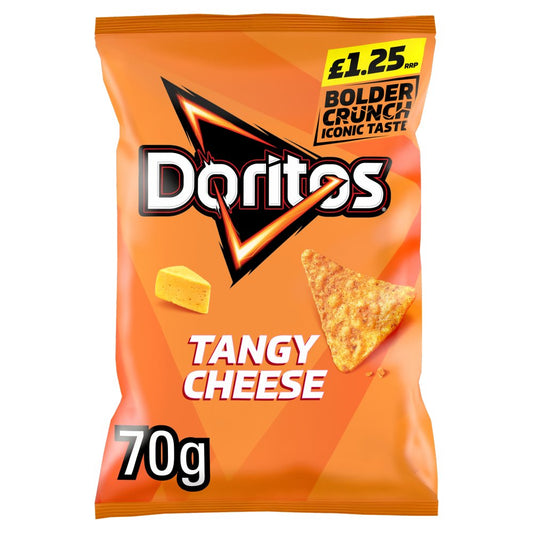 Doritos Tangy Cheese Tortilla Chips Crisps £1.25 RRP PMP (570g × 18 × 1)