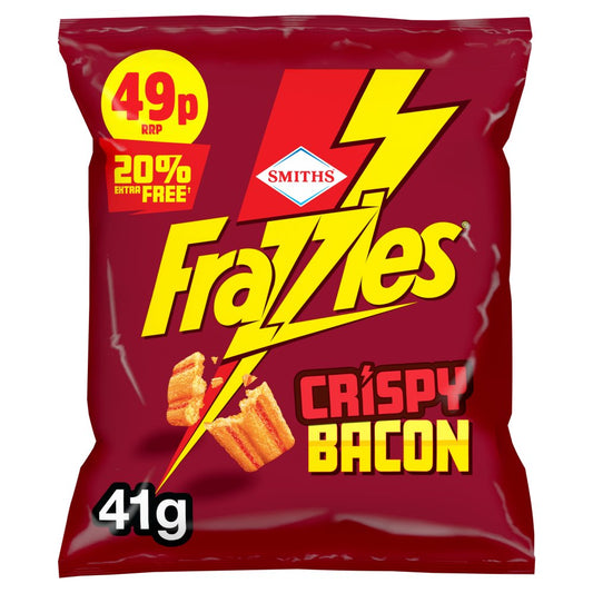 Smiths Frazzles Bacon Crisps PMP  RRP 49p (41g × 30 × 1)