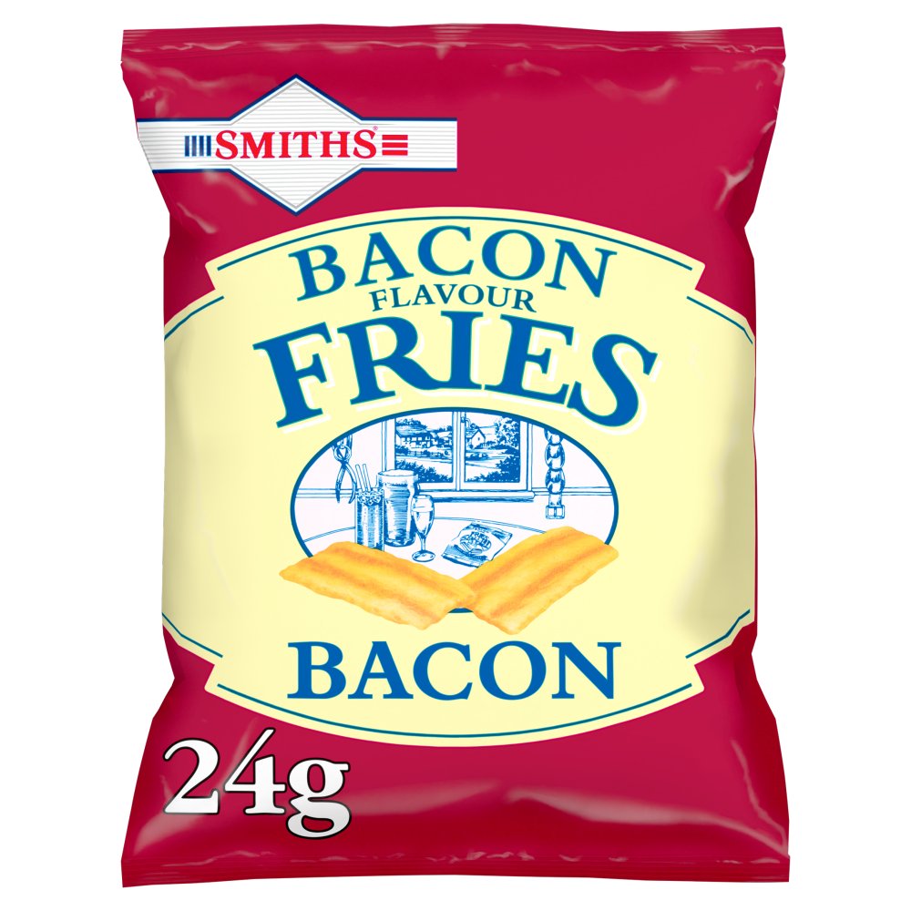 Smiths Fries Bacon Snacks Crisps (Std × 24 × 1)