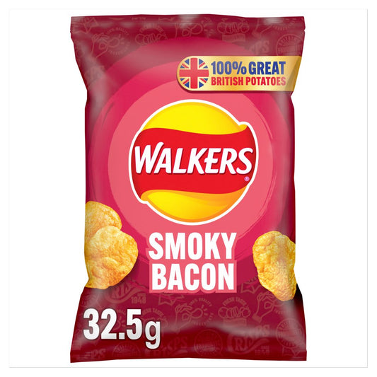 Walkers Smoky Bacon Crisps (32.5g × 32 × 1)