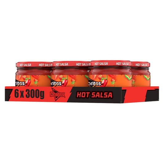 Doritos Hot Salsa Sharing Dip Tray  (300g × 6)