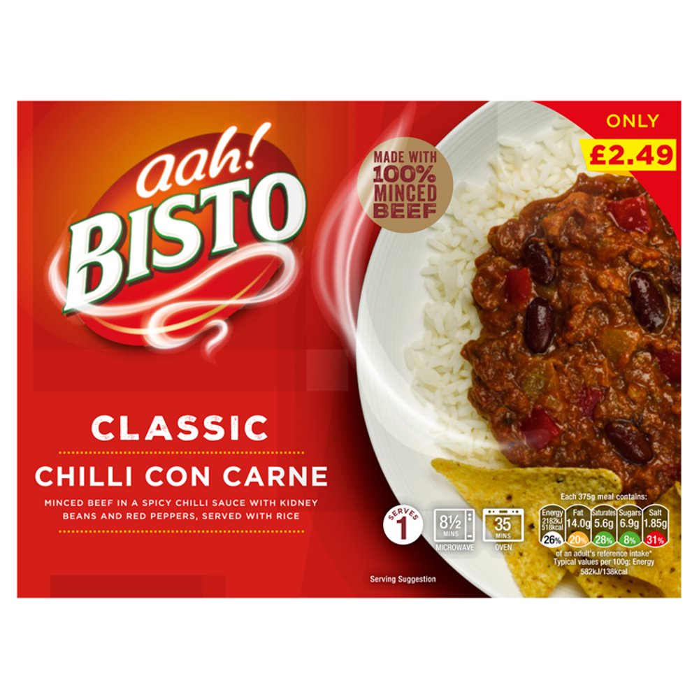 Bisto Classic Chilli Con Carne (375g × 6)