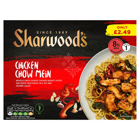 Sharwood's Chicken Chow Mein (340g × 6)