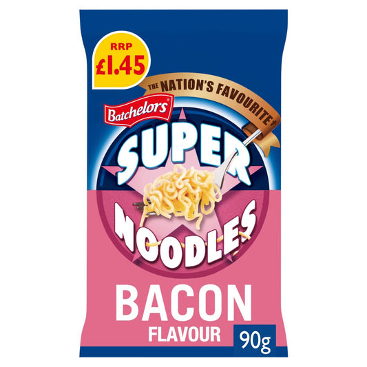 Batchelors Super Noodles Bacon Flavour (90g × 8 × 1)