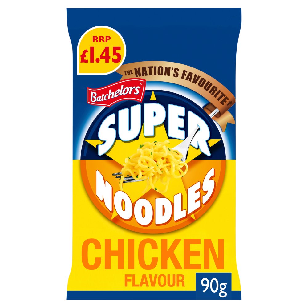 Batchelors Super Noodles Chicken Flavour (90g × 8 × 1)