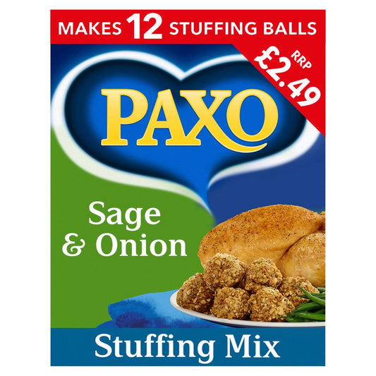 Paxo Sage & Onion Stuffing Mix (170g × 8 × 1)