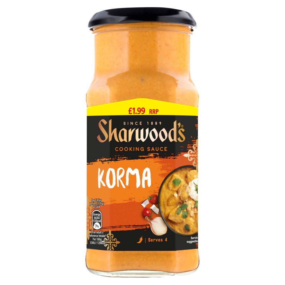 Sharwood's Korma Cooking Sauce (420g × 6 × 1)