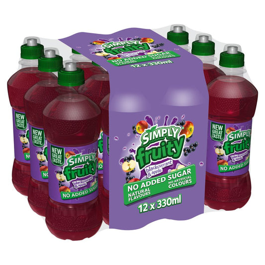 Simply Fruity Blackcurrant & Apple (330ml × 12 × 1)