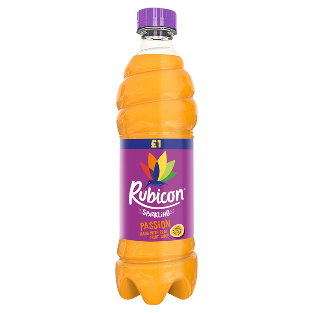 Rubicon Sparkling Passion Fruit Juice Drink  PMP £1 (500ml × 12 × 1)