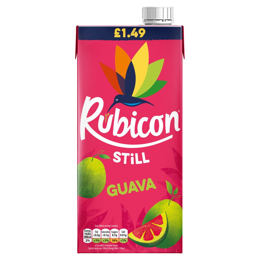 Rubicon Still Guava Juice Drink 1 Litre (1Ltr × 12 × 1)