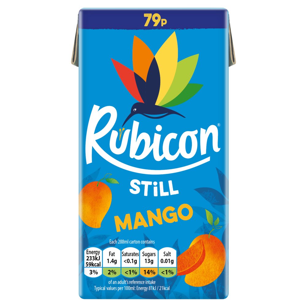 Rubicon Still Mango Juice Drink (288ml × 27 × 1)