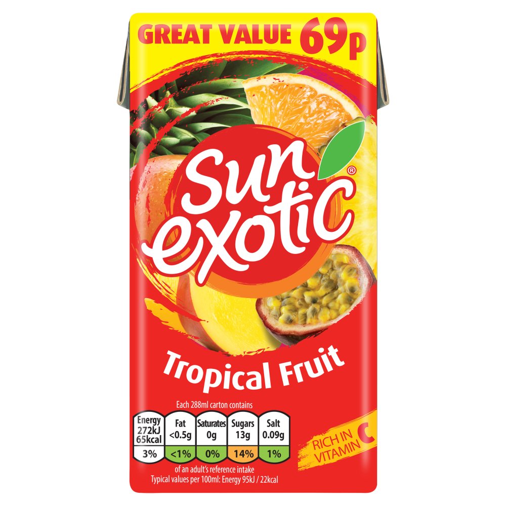 Sun Exotic Tropical Fruit (288ml × 27 × 1)