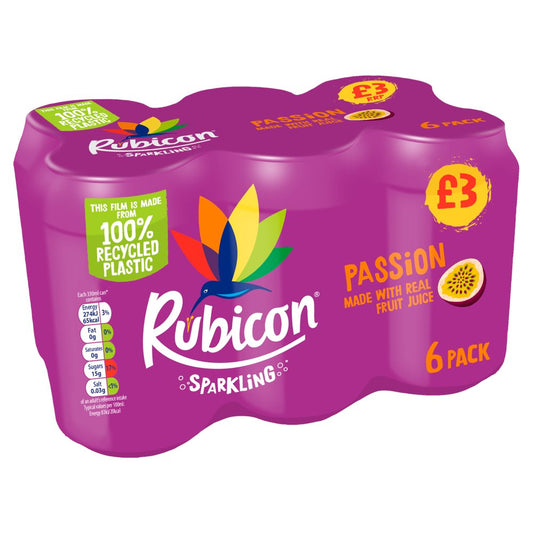 Rubicon Sparkling Passion (330ml × 4 × 1)