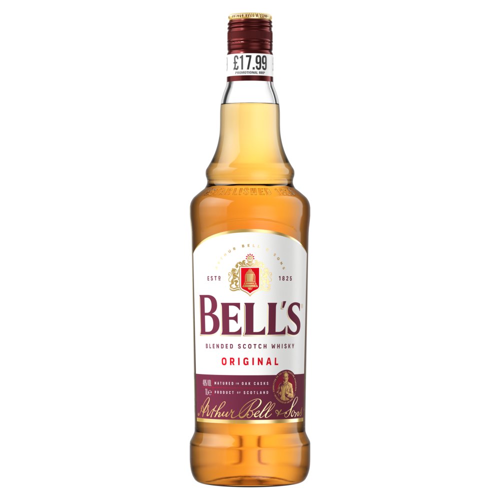 Bell's Original Blended Scotch Whisky 40% vol 70cl Bottle PMP £17.99 (70Cl × 6)