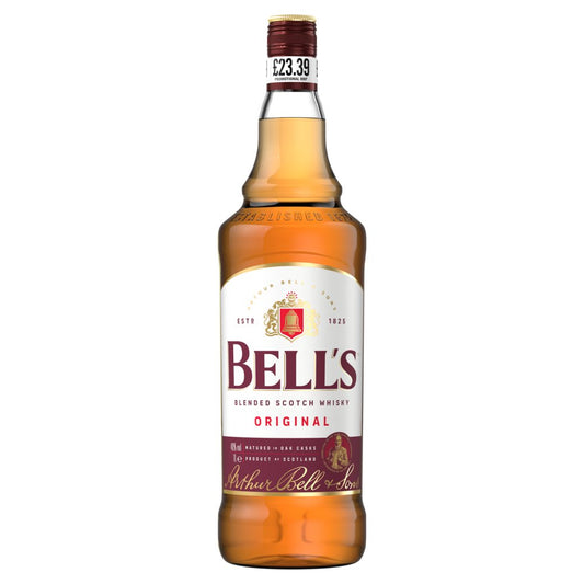 Bell's Original Blended Scotch Whisky 40% vol 1L Bottle PMP £23.39 (1Ltr × 6)