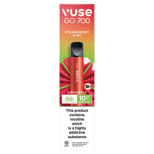 Vuse Go 700 Strawberry Kiwi Disposable (G2ml × 10 × 1)