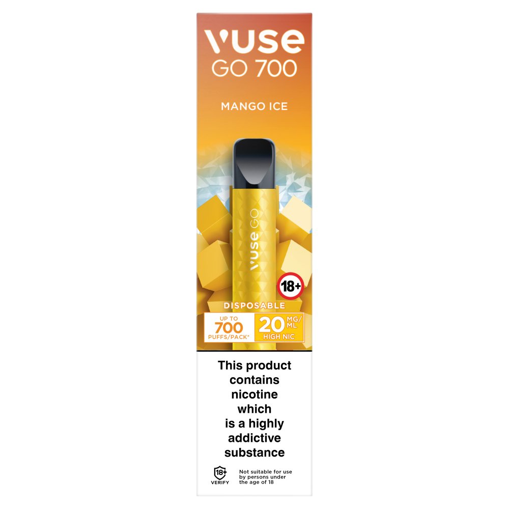 Vuse Go 700 Mango Ice Disposable (G2ml × 10 × 1)