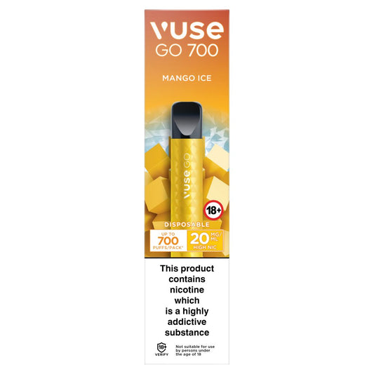 Vuse Go 700 Mango Ice Disposable (G2ml × 10 × 1)