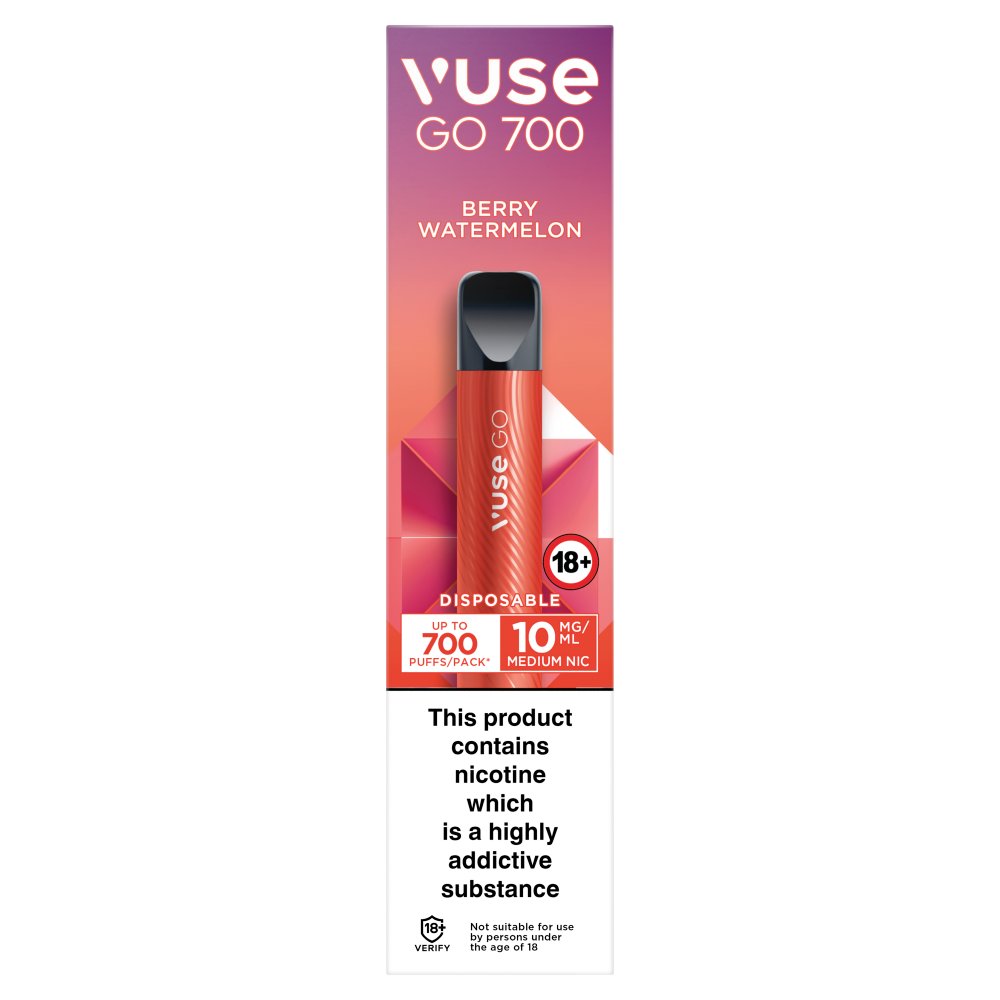 Vuse Go 700 Berry Watermelon Disposable (G2ml × 10 × 1)