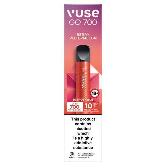 Vuse Go 700 Berry Watermelon Disposable (G2ml × 10 × 1)