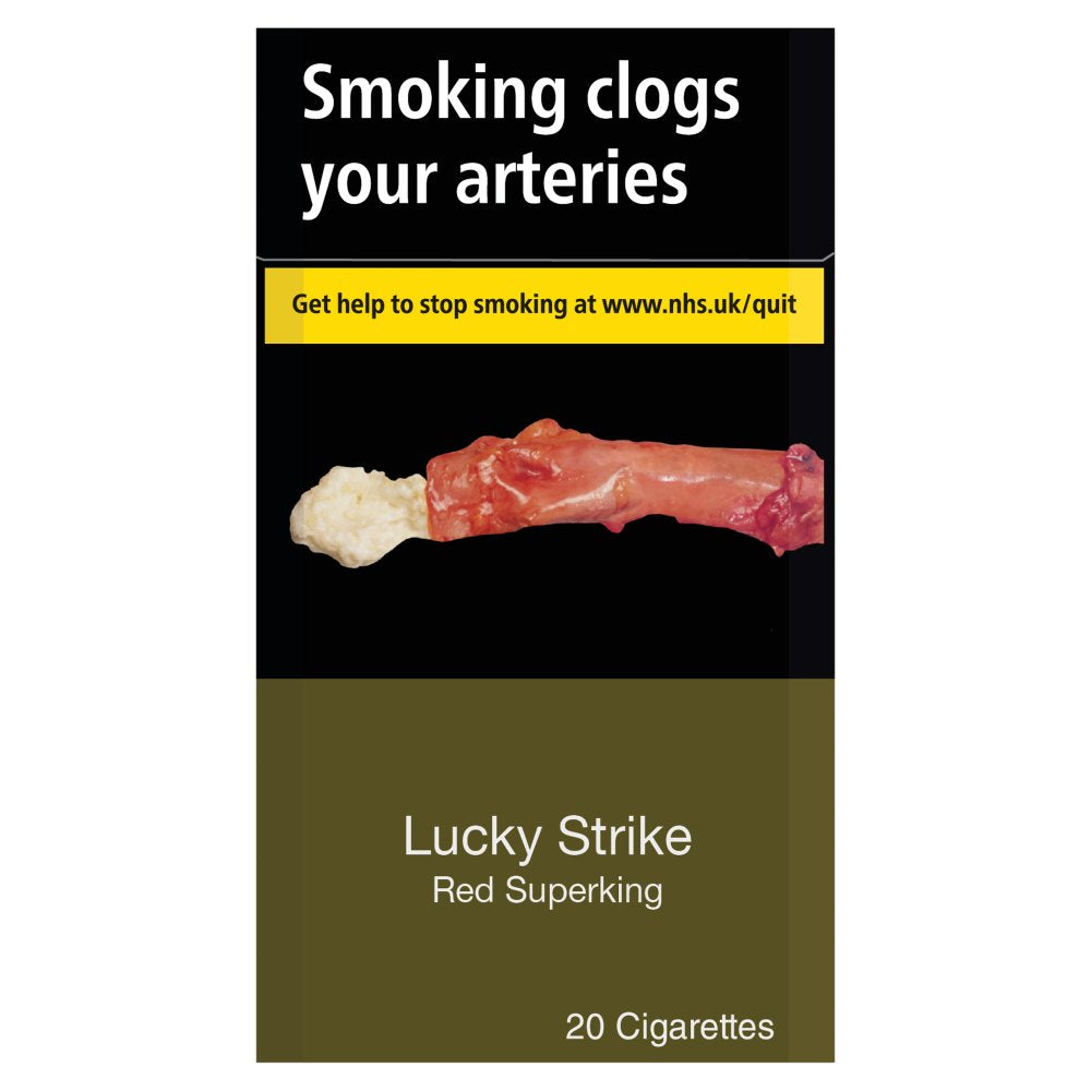 Lucky Strike Red Superking Cigarettes (20s × 10 × 1)