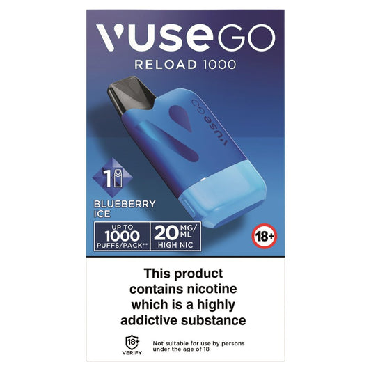 Vuse Go Reload 1000 Blueberry Ice (2ml × 6 × 1)