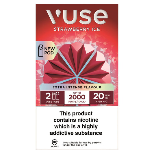 Vuse Strawberry Ice (2Xcartridg × 5 × 1)