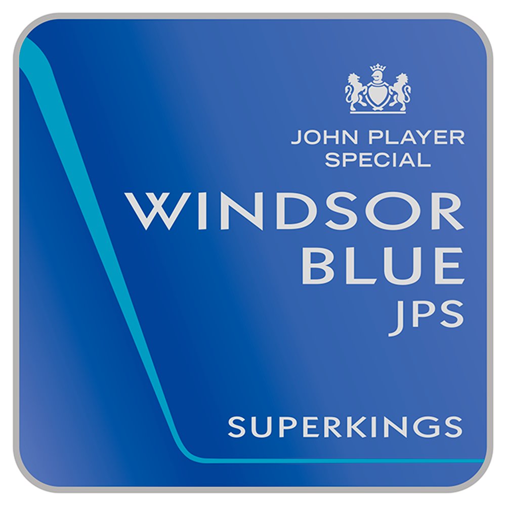 Windsor Blue JPS Superkings Real Blue 20 (20s × 10 × 1)