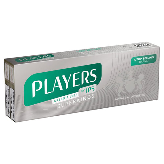 Players JPS Green Filter Superking Size (T20s × 10 × 1)