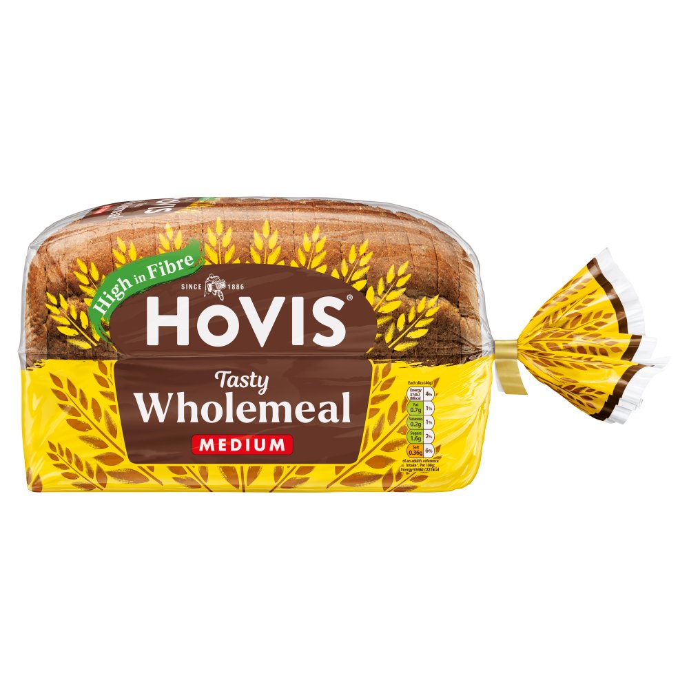 Hovis Tasty Wholemeal Medium (800g × 1)