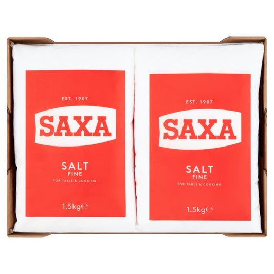 Saxa Salt Fine  (1.5Kg × 6 × 1)