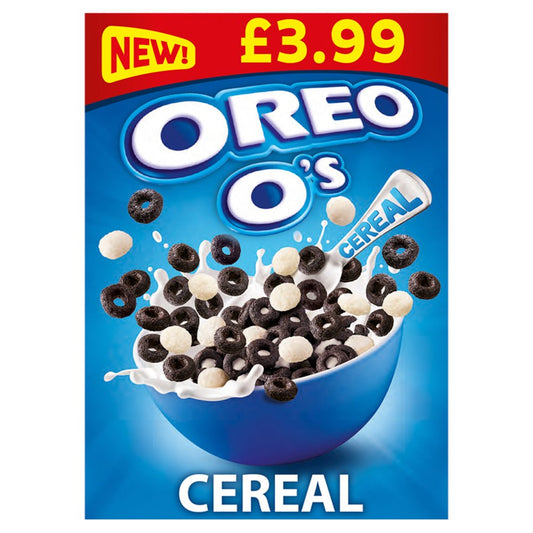 Oreo O's Cereal PMP £3.99 (320g × 5 × 1)