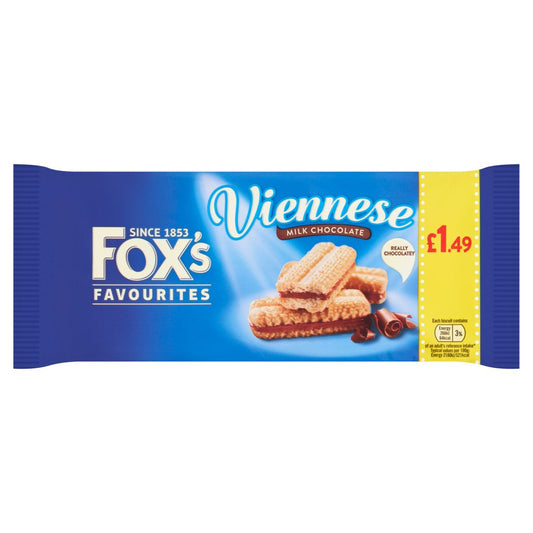 Fox's Favourites Viennese Milk Chocolate (120g × 12 × 1)