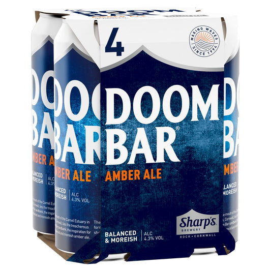 Sharp's Doom Bar Amber Ale Beer Can (500ml × 6 × 1)