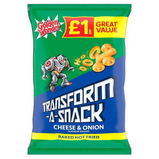 Golden Wonder Transform-A-Snack Cheese & Onion Flavour Snacks (56g × 18 × 1)