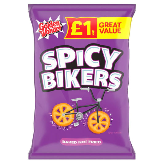 Golden Wonder Spicy Bikers Spicy Flavour (50g × 18 × 1)