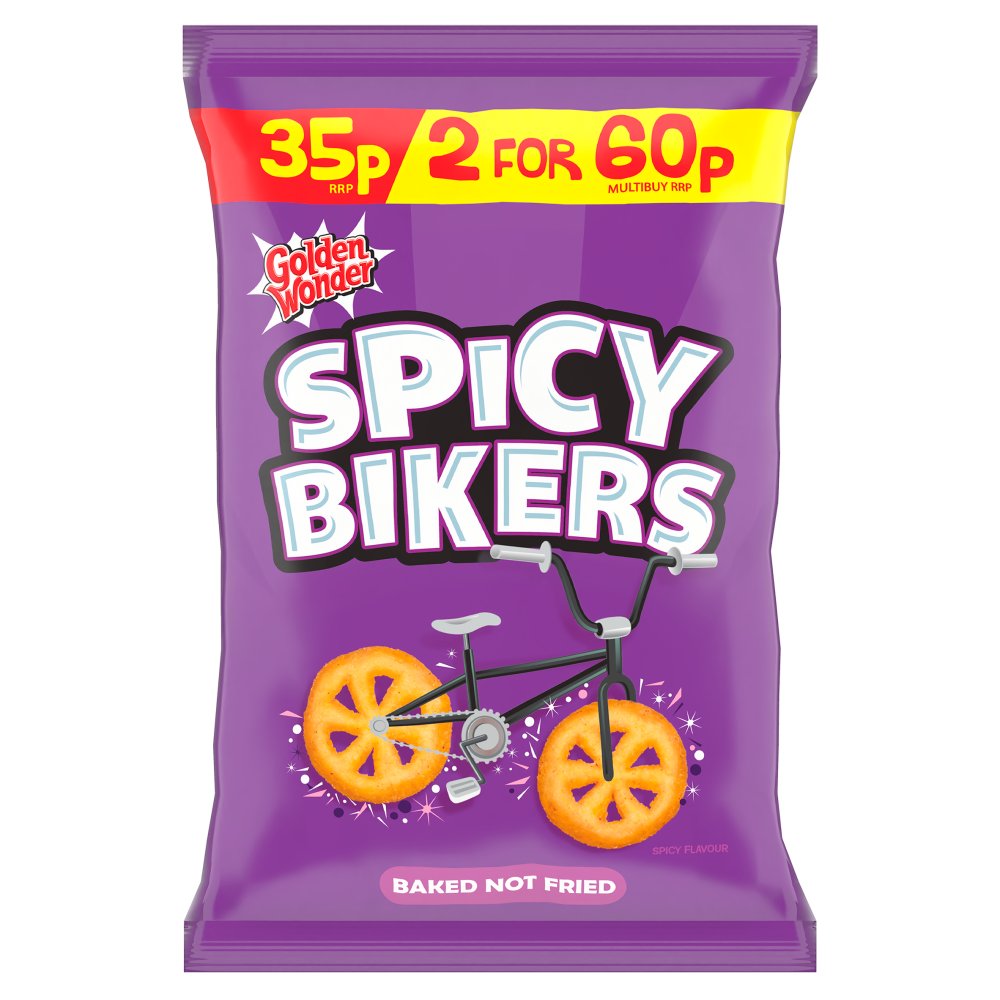 Golden Wonder Spicy Bikers (22g × 36 × 1)