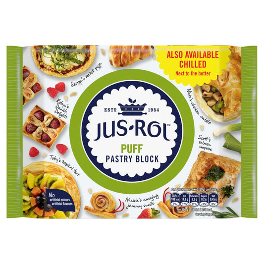 Jus-Rol Puff Pastry Block (500g × 6)