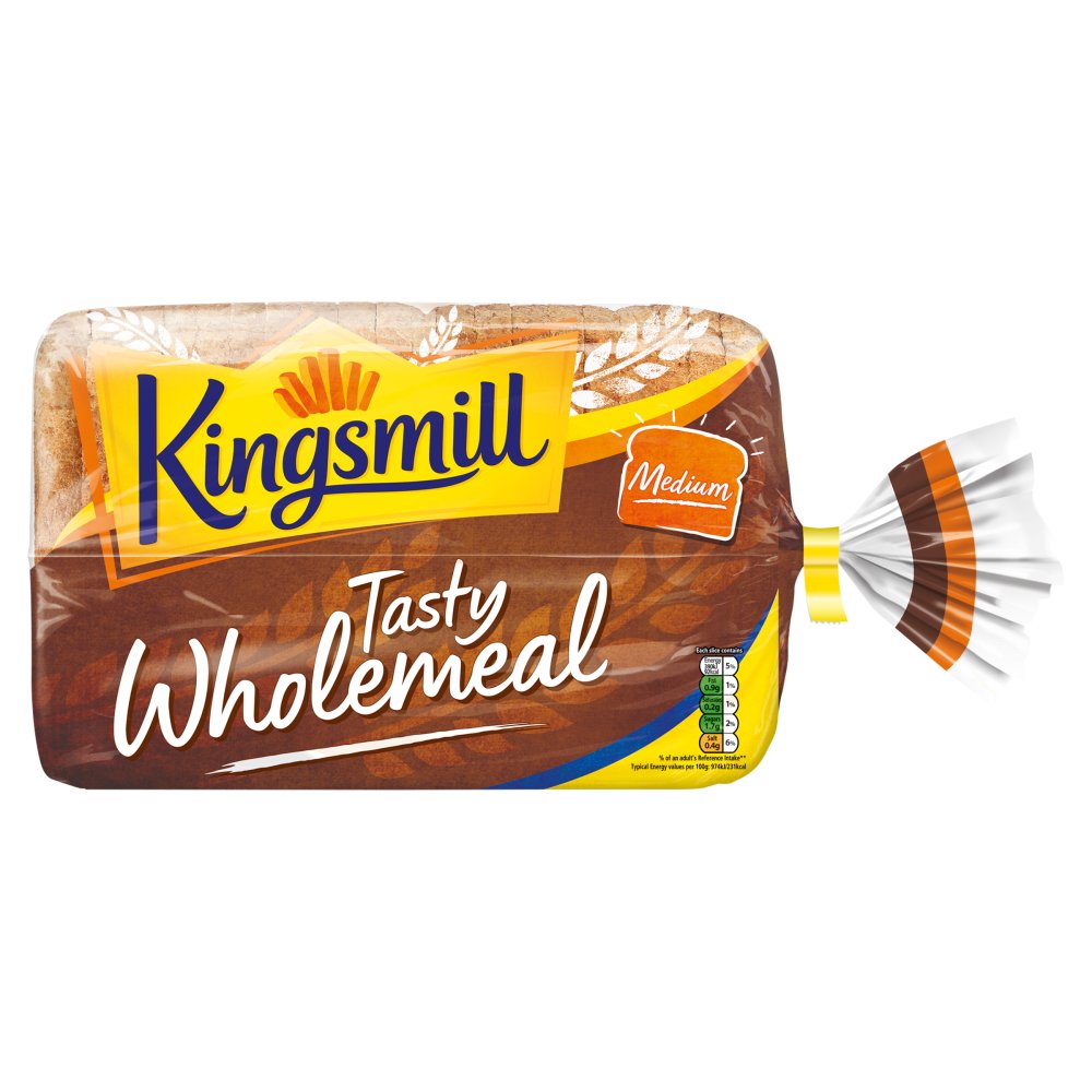 Kingsmill Medium Tasty Wholemeal Medium Bread (800g × 1)