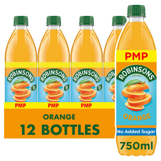 Robinsons Orange No Added Sugar Squash PMP (750ml × 12 × 1)