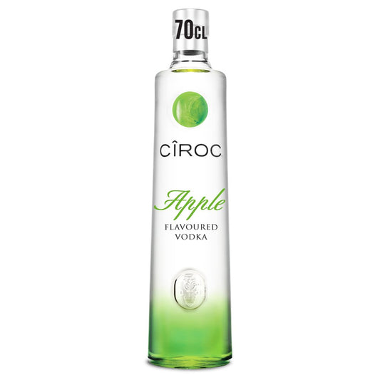 Ciroc Apple Flavoured Vodka 37.5% vol 70cl Bottle (70Cl × 6)